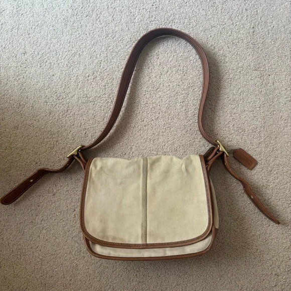 VINTAGE COACH BAG - Picture 1 of 11